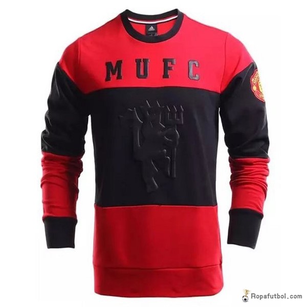 Sudadera De Training Manchester United 2016/17 Negro Rojo